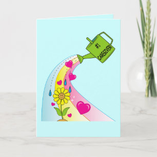 Merci à un aideur Arc-en-ciel et Coeurs