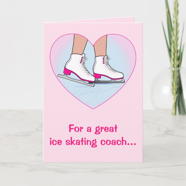 Merci à un entraîneur de patinage de glace (Devant)