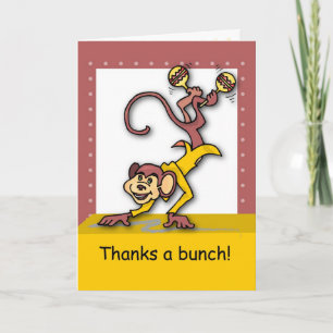 Merci à un groupe, singe