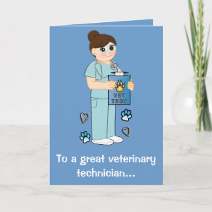 Merci à un technicien vétérinaire