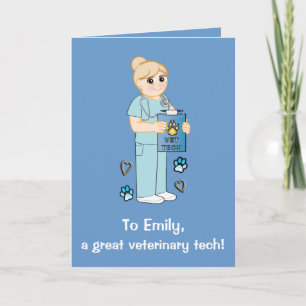 Merci à un technicien vétérinaire