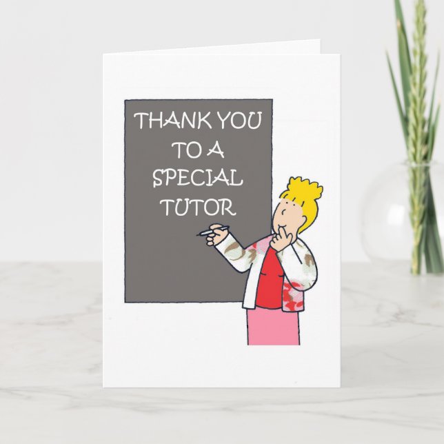 Merci à un Tuteur Spécial (Devant)