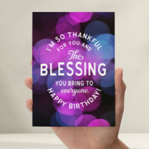 Merci à vous et à la Bénédiction que vous apportez