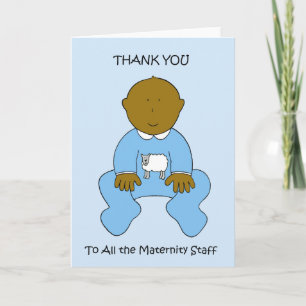 Merci au personnel de maternité Baby Boy
