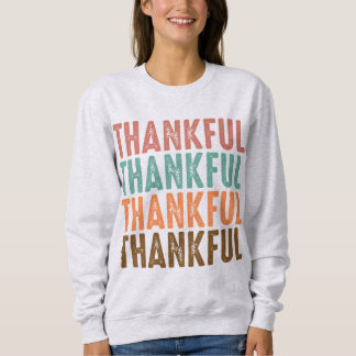 Merci au Sweatshirt de Thanksgiving