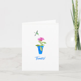 Merci aux roses et aux colibris