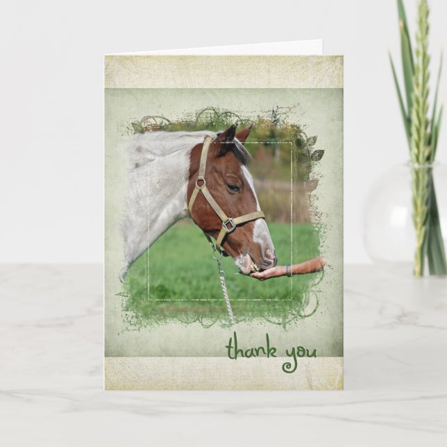 Merci avec cheval (Devant)
