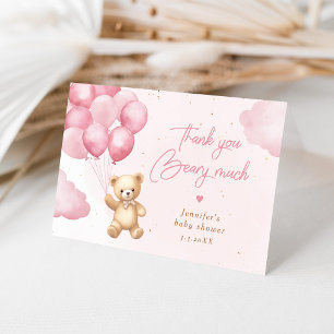 Merci baiser beaucoup rose Merci ours en peluche