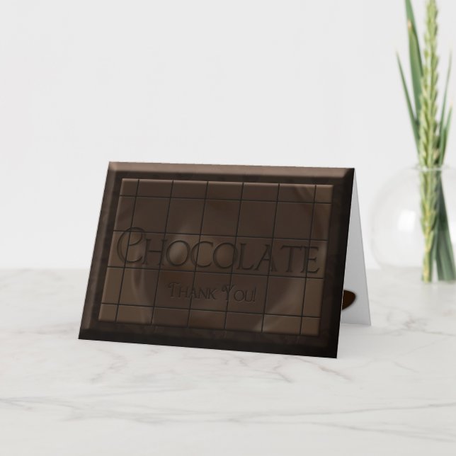 Merci - barre de bonbons au chocolat - masquez à (Devant)