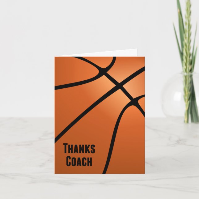 Merci Basketball Coach pour Dedication, dur travai (Devant)