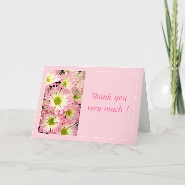 Merci beaucoup ! -Carte (Devant)