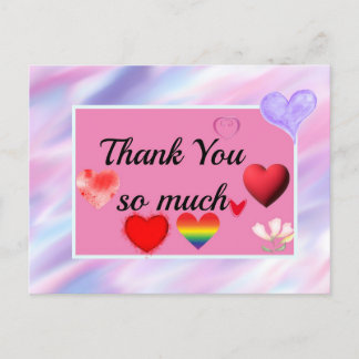 merci beaucoup de carte postale