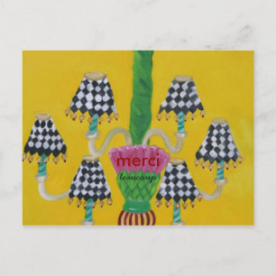merci beaucoup postcard