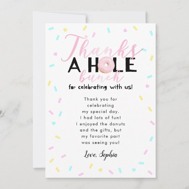Merci beaucoup pour le thème de fête d'anniversair (Devant)