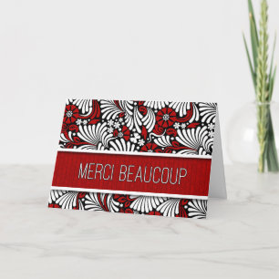 Merci Beaucoup Red Fern Blank Français