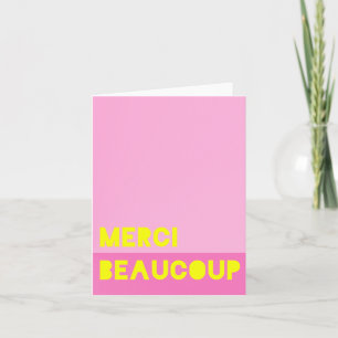Merci Beaucoup Thank You Card