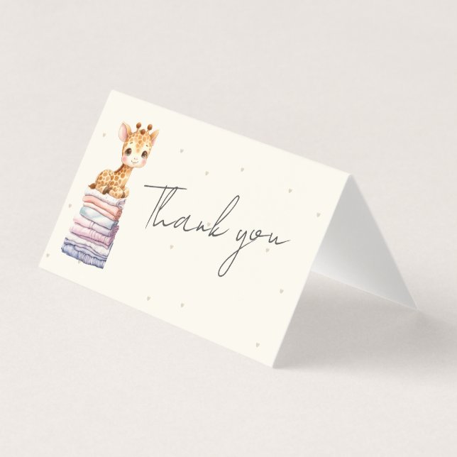 Merci bébé de la Giraffe mignonne (Front)