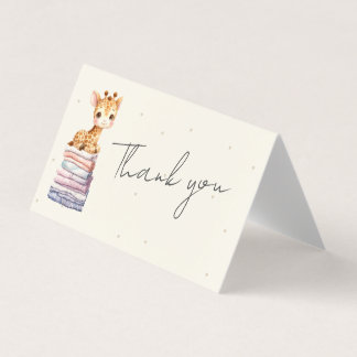 Merci bébé de la Giraffe mignonne