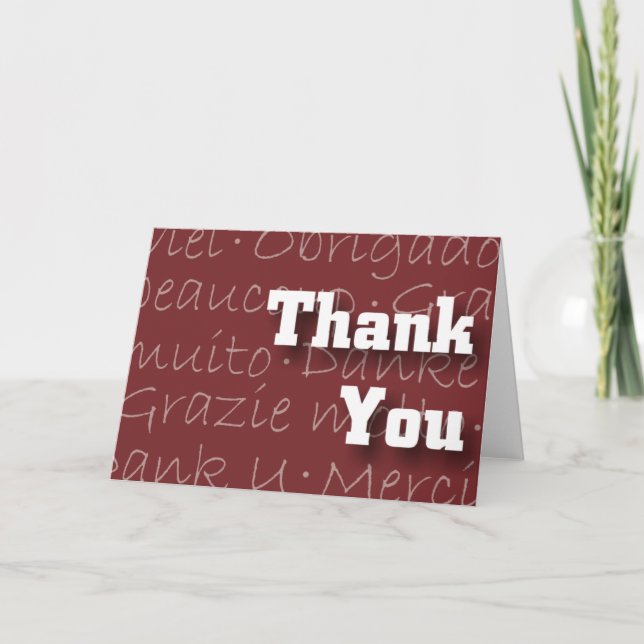 Merci (blanc à l'intérieur) (Devant)