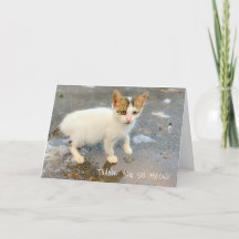 Merci BLANC TELLEMENT ! Carte de remerciements