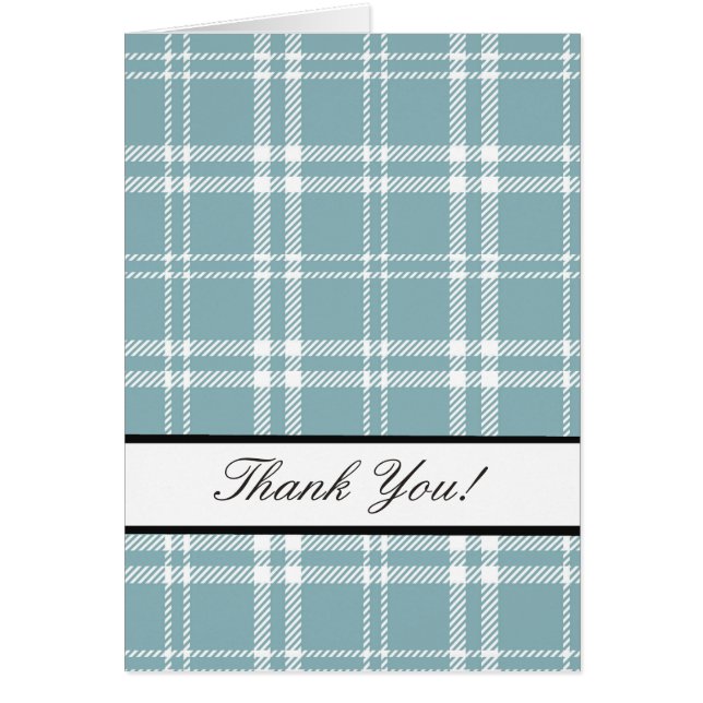 Merci bleu de plaid (Devant)