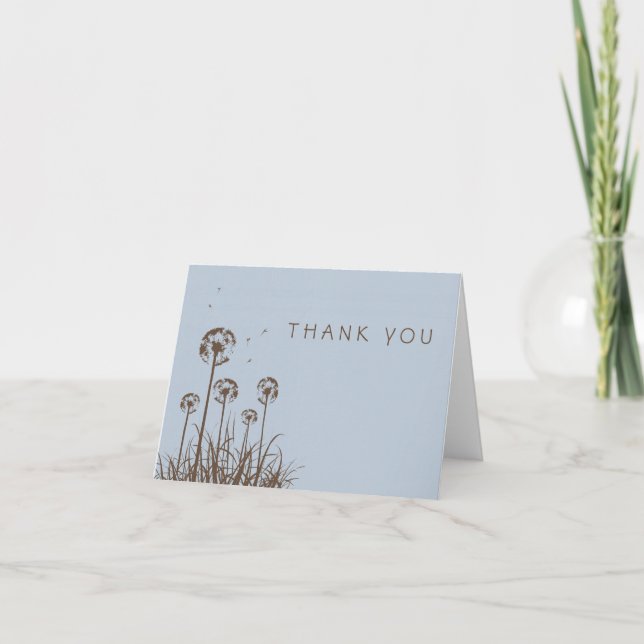 Merci bleu et Brown poussiéreux de pissenlit (Devant)