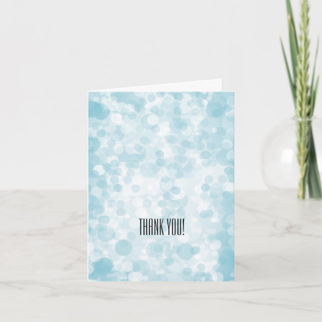 Merci Blue Winter Bokeh (Devant)