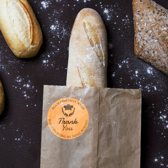 Merci Boulangerie Custom Sticker Étiquette (Créateur téléchargé)