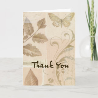 Merci Butterfly Floral Music Collage