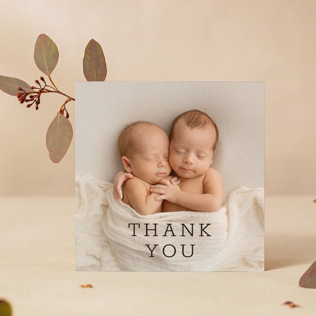 Merci cadeau bébé jumeaux Baby shower nouveau-né (Créateur téléchargé)