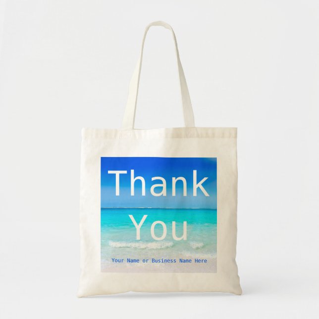 Merci Cadeau Plage Sac fourre-tout d'été (Devant)