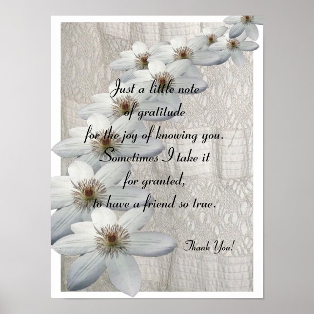 Merci Cadeau - Poster Verse (Devant)