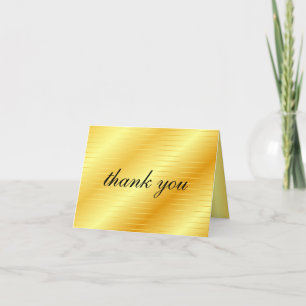 Merci Calligraphie Script Gold Look tendance
