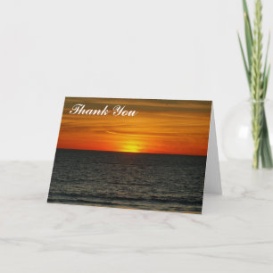 Merci - Carte coucher de soleil