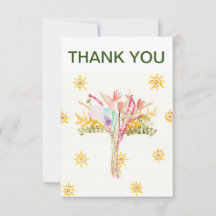 Merci! Carte de voeux.