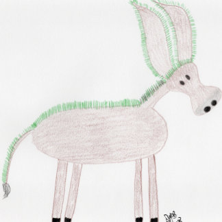 Merci - Carte Grassy Ass (Donkey)