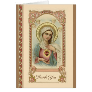 Merci catholique de condoléance de Mary de mère