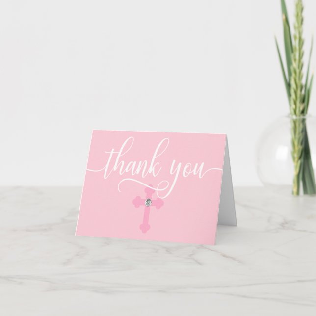 MERCI Christening Communion Rose Girl | NON PERSON (Devant)