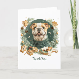 Merci Christmas English Bulldog