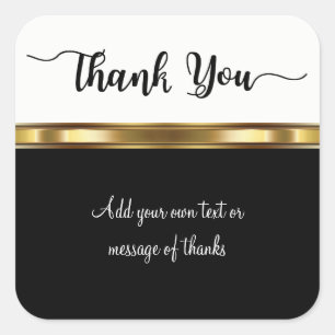 Merci classique  Sticker Étiquette