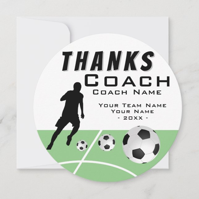 Merci Coach Soccer Player (Devant)