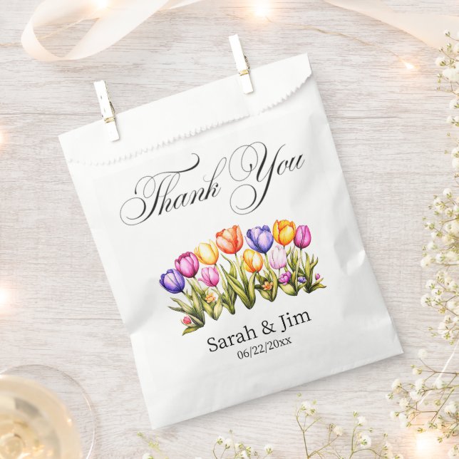 Merci coeur Sacs de faveur mariage (Coupé)