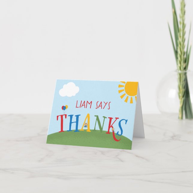 Merci d'anniversaire du parc | Playground Party (Devant)