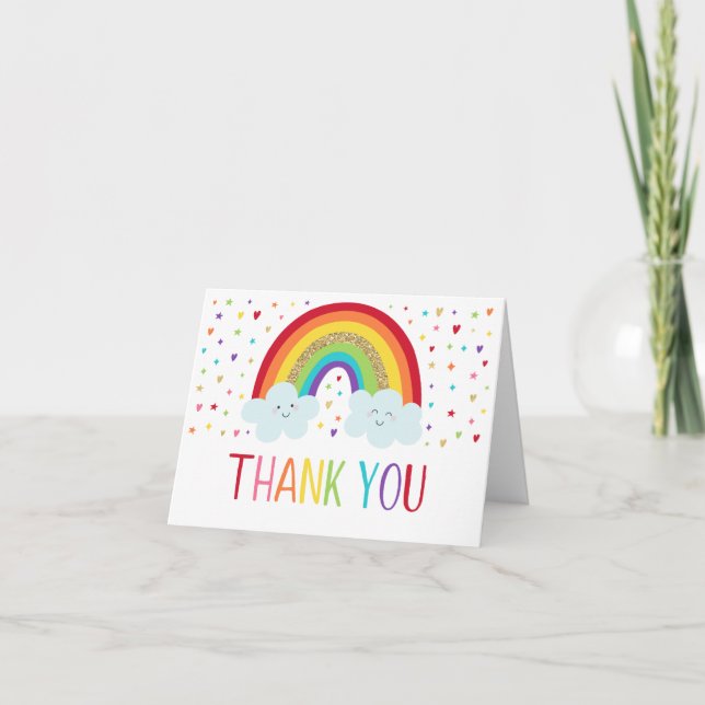 Merci d'anniversaire Rainbow (Devant)