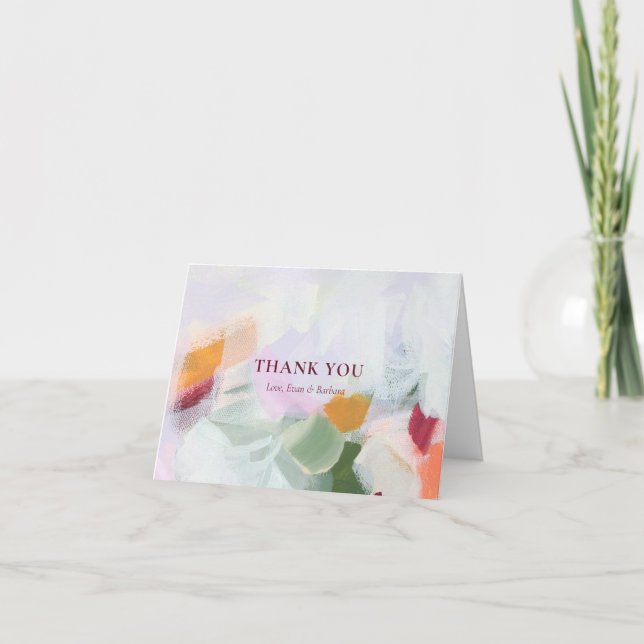 Merci d'art Abstrait coloré (Devant)