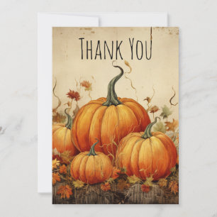 Merci d'automne rustique Citrouille orange