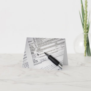 merci d'avoir un stylo sur le formulaire de taxe