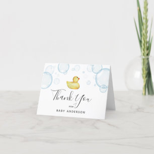 Merci de Baby shower en caoutchouc