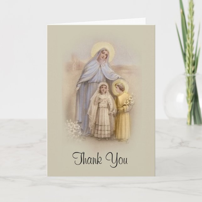 Merci de carte de communion de la catholique (Devant)