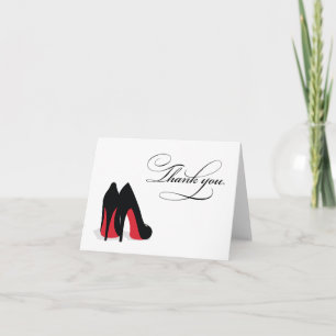 Merci de chaussure rouge